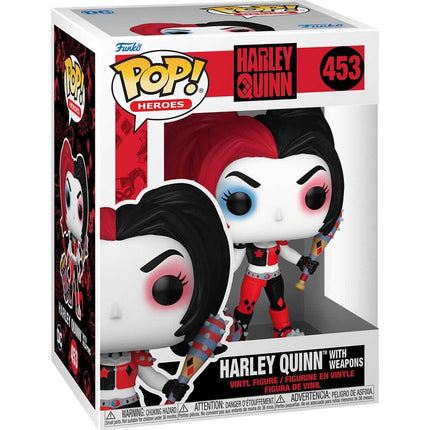 Harley Quinn - Harley Quinn with Weapons (453) Funko Pop! Heroes Vinyl Figure 9 cm