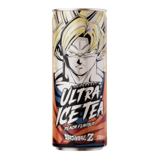 Ultra Ice Tea Dragon Ball Z Goku - Tè alla pesca in lattina (330 ml)