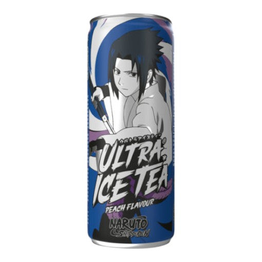 Ultra Ice Tea Naruto - Sasuke - Tè alla pesca in lattina (330 ml)