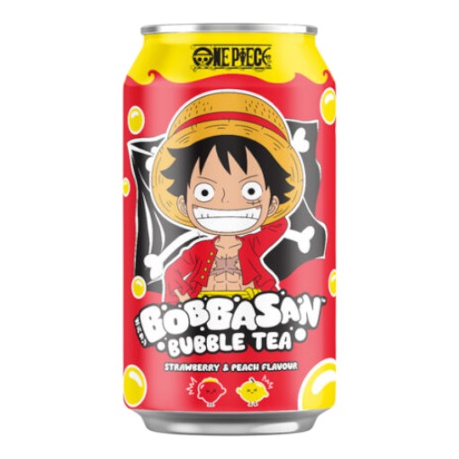 Bobbasan Bubble Tea Luffy - Fragola e pesca (320ml)