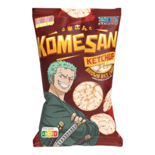 Ultra Pop Komesan One Piece Zoro - Chips di riso al Ketchup (60g)