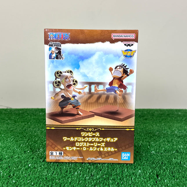 One Piece - WCF Log Stories: Monkey D. Luffy & Enel Figure Set (Banpresto)