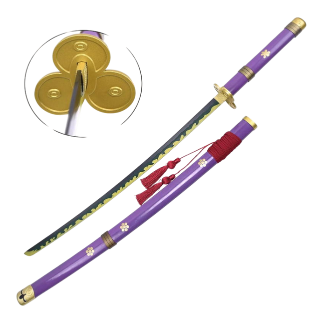 Katana Enma di Zoro – One Piece Violet Hi-Quality