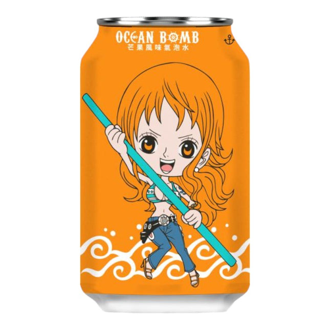 Ocean Bomb One Piece Nami Bevanda Frizzante al Mango Disegno 330ml