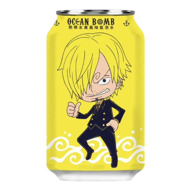 Ocean Bomb One Piece Sanji Bevanda Frizzante Tropicale Disegno 330ml