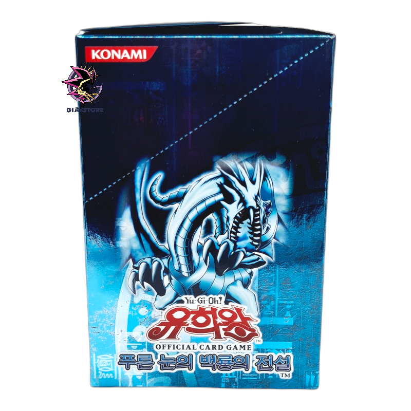 Damaged* Legend of Blue Eyes White Dragon - Box of 40 Korean Booster GiaxStore Damaged* Legend of Blue Eyes White Dragon - Box of 40 Korean Booster GiaxStore