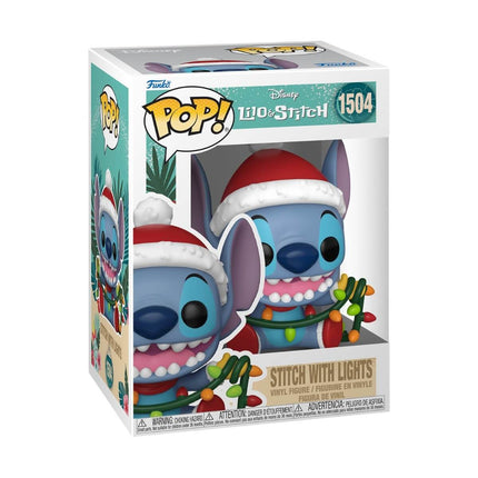 Lilo & Stitch - Stitch with Lights (1504) Funko Pop! Disney Christmas Holiday Vinyl Figure 9 cm