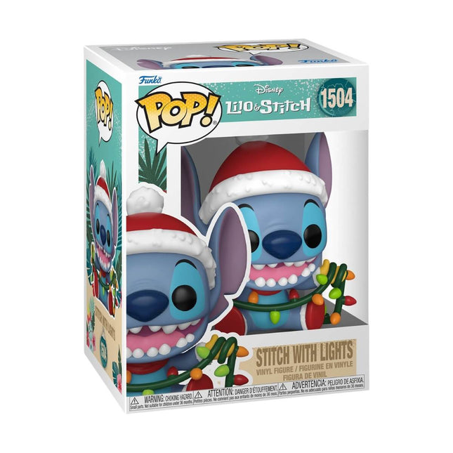 Lilo & Stitch - Stitch with Lights (1504) Funko Pop! Disney Christmas Holiday Vinyl Figure 9 cm