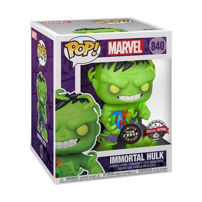 Marvel - Immortal Hulk (GLOW CHASE) (840) Special Edition Super Sized Funko Pop! Vinyl Figure 15 cm