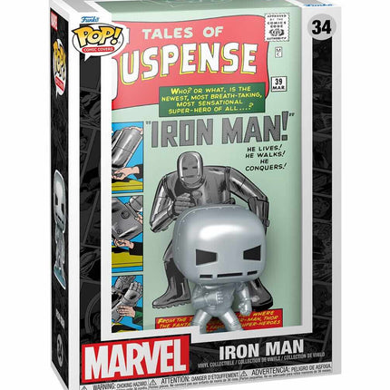 Marvel Tales of Suspense #39 - Iron Man (34) Funko Pop! Comic Covers Vinyl Figure 9 cm