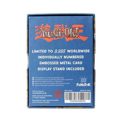 Metal Card Exodia The Forbidden One Limited Edition