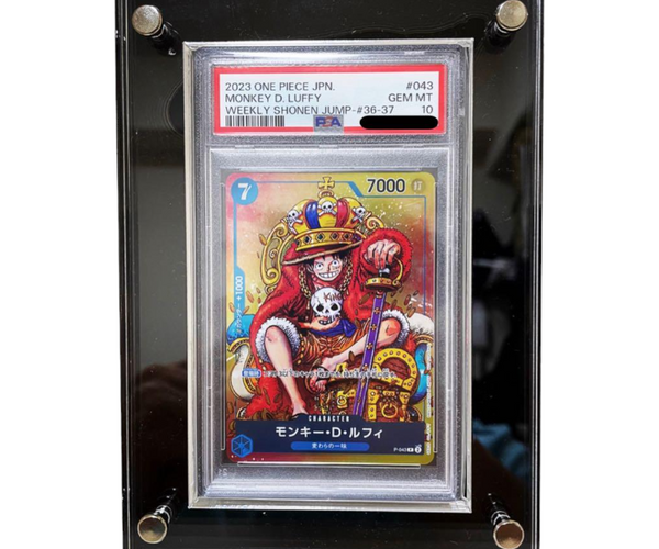 Monkey D Luffy One Piece PSA 10 Graded Monkey D Luffy Card - ONE
