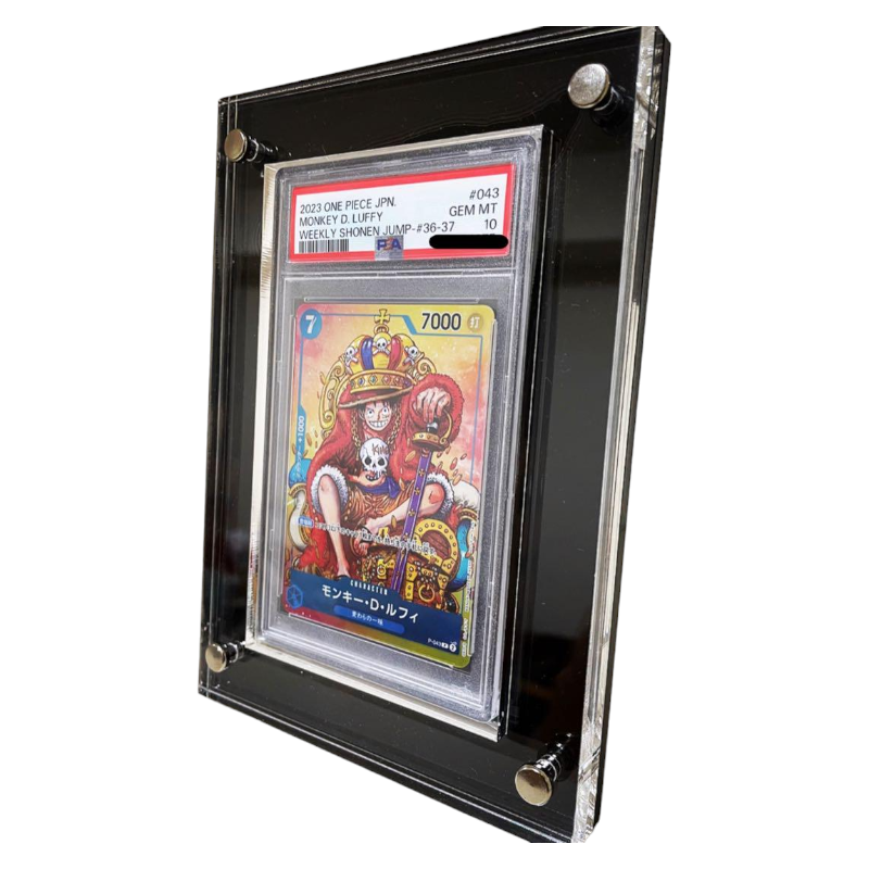 one piece card game p-043 Monkey D. Luffy Weekly Shonen Jump PSA 10 Life Wheel Compartment:No this piece serves as @clear X Price & Card