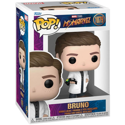 Ms. Marvel - Bruno (1079) Funko Pop! TV Bruno Carrelli Vinyl Figure 9 cm