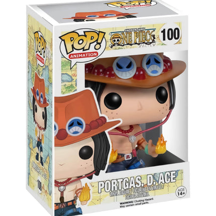 One Piece - Portgas D. Ace (100) Funko POP! Animation Anime Vinyl Figure 9 cm