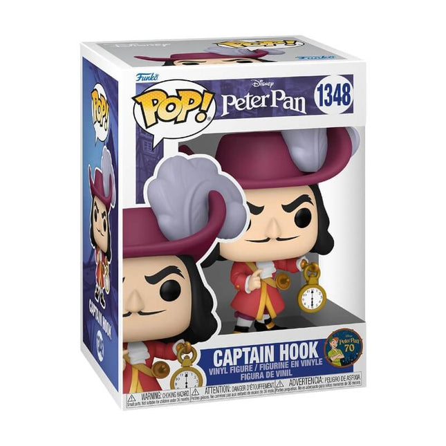 Peter Pan 70th Anniversary - Captain Hook (1348) Funko Pop! Disney Capitan Uncino Vinyl Figure 9 cm