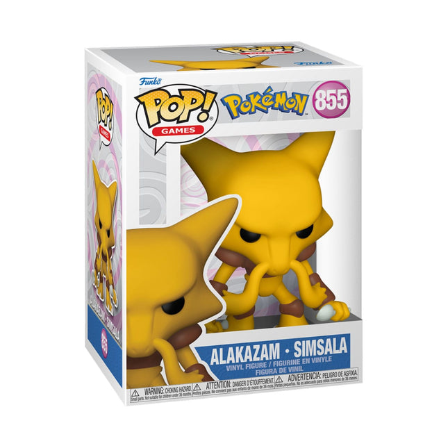 Pokémon - Alakazam (855) - Simsala Funko Pop! Games Vinyl Figure EMEA 9 cm