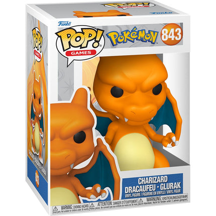Pokémon - Charizard (843) - Dracaufeu - Glurak Funko Pop! Games Vinyl Figure EMEA 9 cm