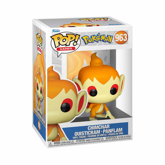 Pokémon - Chimchar (963) - Ouisticram - Panflam Funko Pop! Games Vinyl Figure EMEA 9 cm