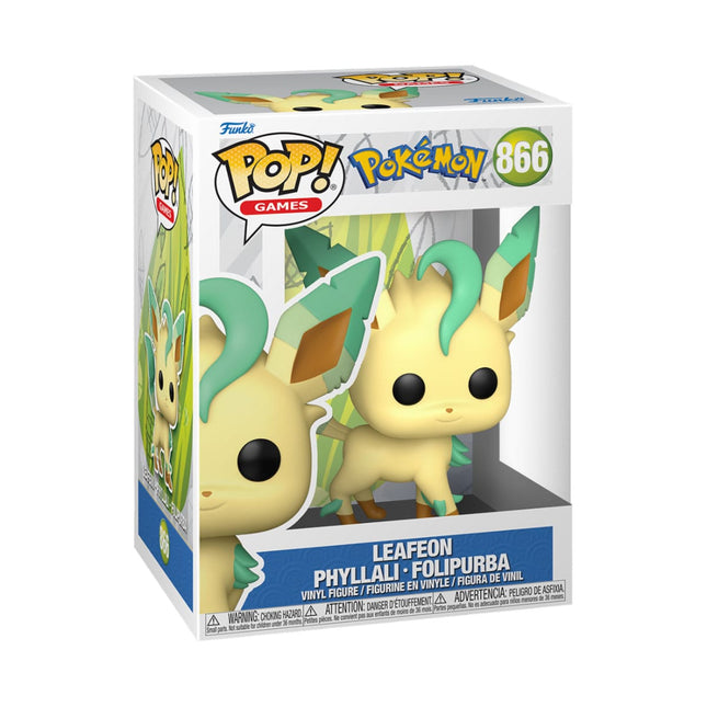 Pokémon - Leafeon (866) - Phyllali - Folipurba Funko Pop! Games Vinyl Figure EMEA 9 cm