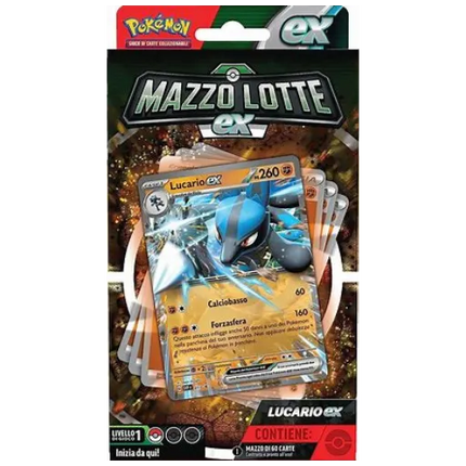 Pokémon Mazzo Lotte ex Lucario