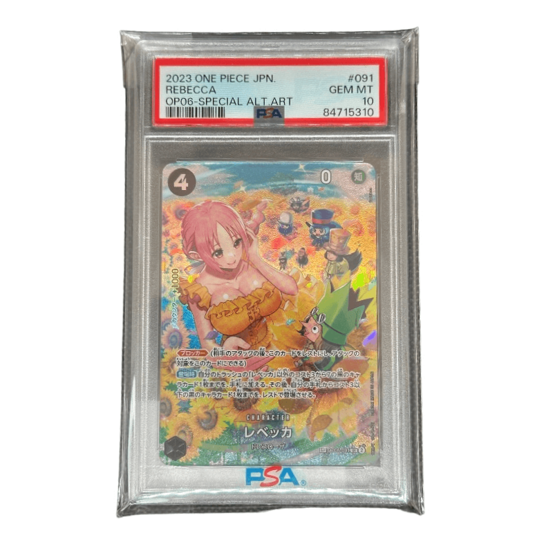 ONE PIECE レベッカ オルタネートアート PSA 10 Rebecca Alternate Art PSA 10 OP05-091 - Japanese One Piece Card