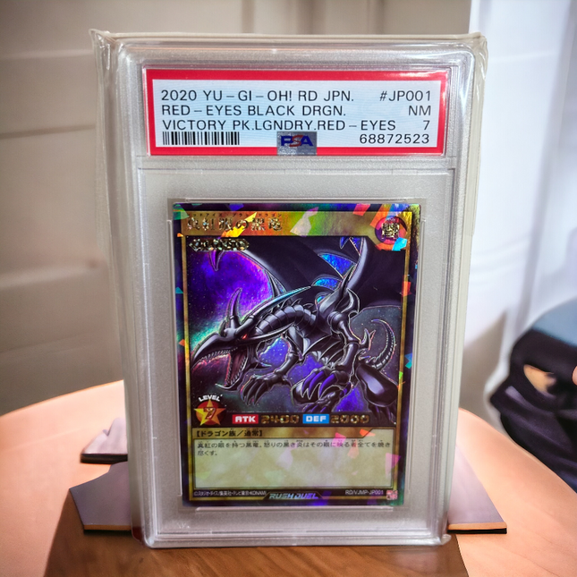 Red-Eyes Black Dragon PSA 7 - RD/VJMP-JP001 Rush Rare Japanese 