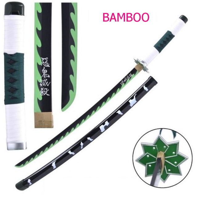 Katana Demon Slayer – Sanemi Shinazugawa (Lama in Legno)
