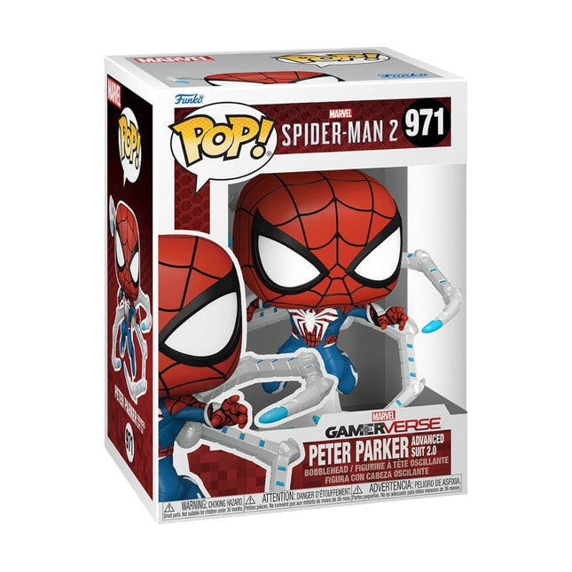 Spider-Man 2 - Peter Parker (Advanced Suit 2.0) (971) Funko Pop! Marvel Gamerverse Vinyl Figure 10 cm