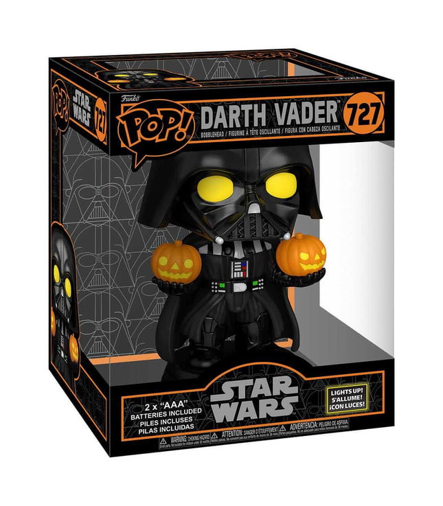 Star Wars - Darth Vader (SFX & Lights Up!) (727) Oversized Funko Pop! Halloween Vinyl Figure 15 cm