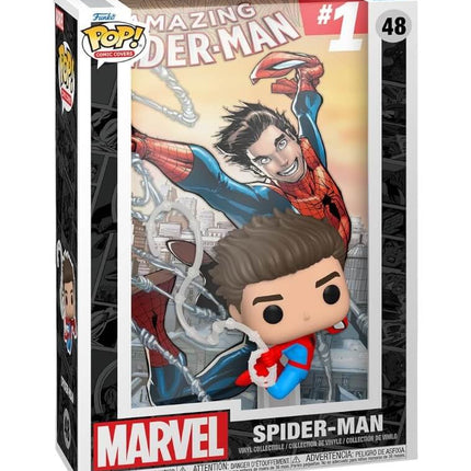 The Amazing Spider-Man #1 - Spider-Man (48) Funko Pop! Comic Covers Marvel Vinyl Figure 9 cm