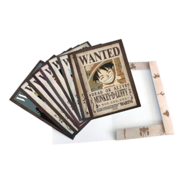 One Piece - Set Wanted Poster (9 pz.) 21 x 29,7 cm