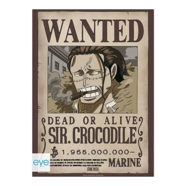 One Piece - Poster Wanted Crocodile W
