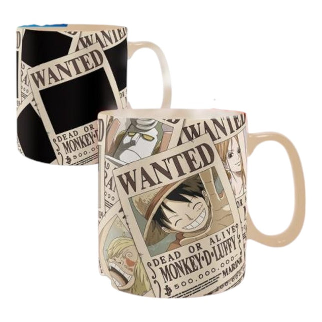 One Piece - Tazza Termosensibile Wanted mug
