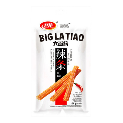 Weilong Latiao – Snack Piccante di Frumento 106 g (Halal · Vegetariano)