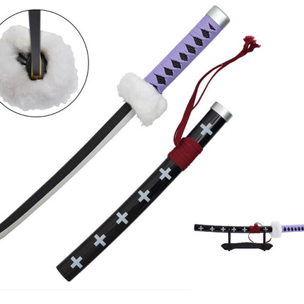 Katana Mini One Piece – Trafalgar Law (Lama in Legno)