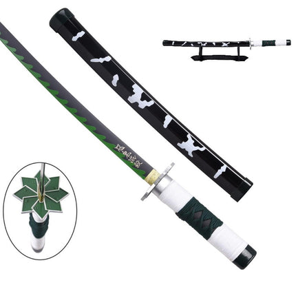 Katana Mini Demon Slayer – Sanemi Shinazugawa (Lama in Legno)