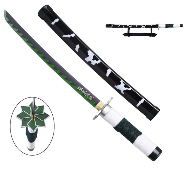 Katana Mini Demon Slayer – Sanemi Shinazugawa (Lama in Legno)