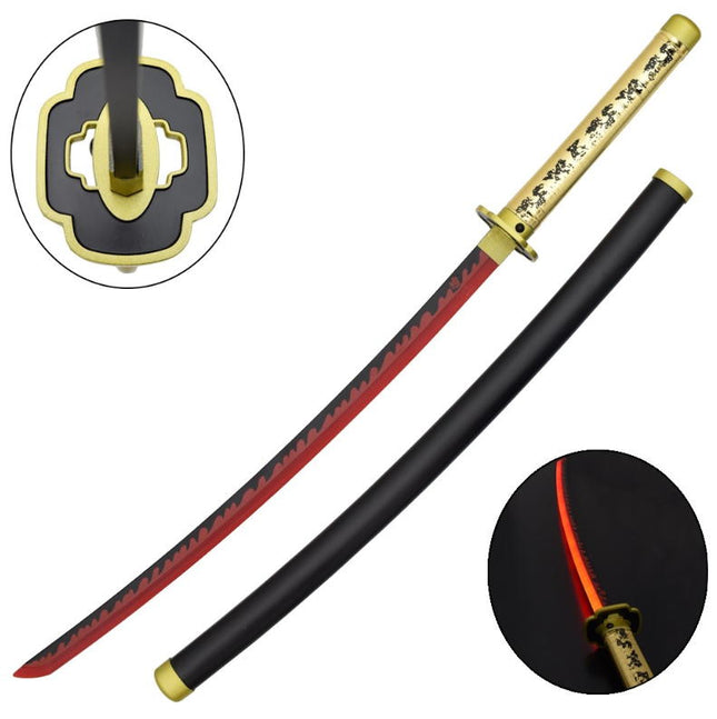 Katana Demon Slayer – Yoriichi Tsugikuni (LED, Lama in Bamboo)