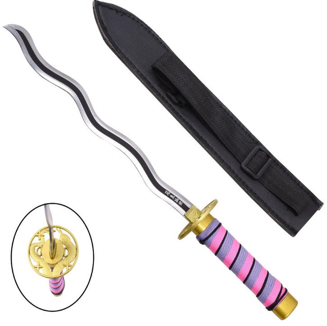 Katana Mini Demon Slayer – Obanai Iguro (Lama in Metallo)