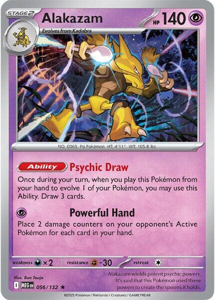 MEG-056 · Alakazam RH (Holo Rare | 056/132) (ITA)