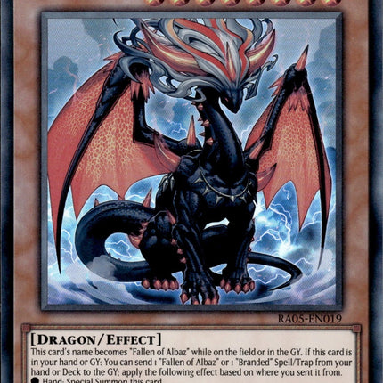 RA05-019sr · Albion il Drago Ammantato / Albion the Shrouded Dragon SR (ITA)