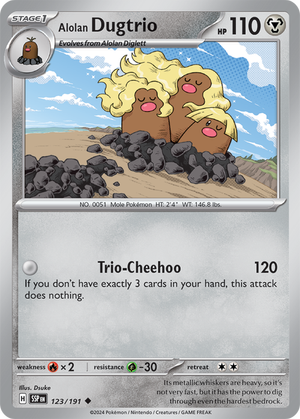 SSP-123 · Alolan Dugtrio (123/191) (ITA)