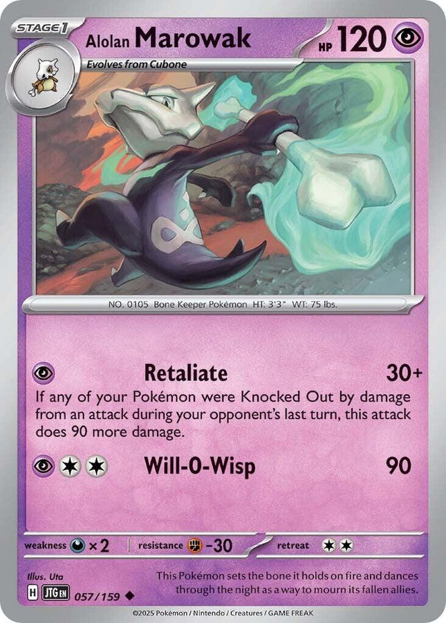 JTG-057 · Alolan Marowak (057/159) (ITA)