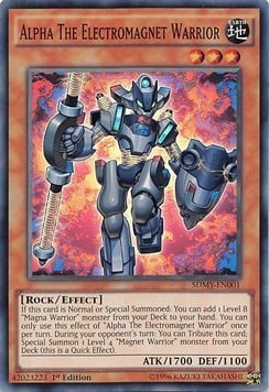 SDMY-001 · Guerriero Magnetico Elettrico Alfa / Alpha The Electromagnet Warrior SR (ITA)