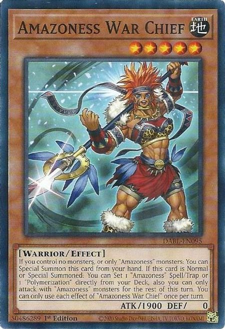 DABL-095 · Amazoness War Chief (ITA)