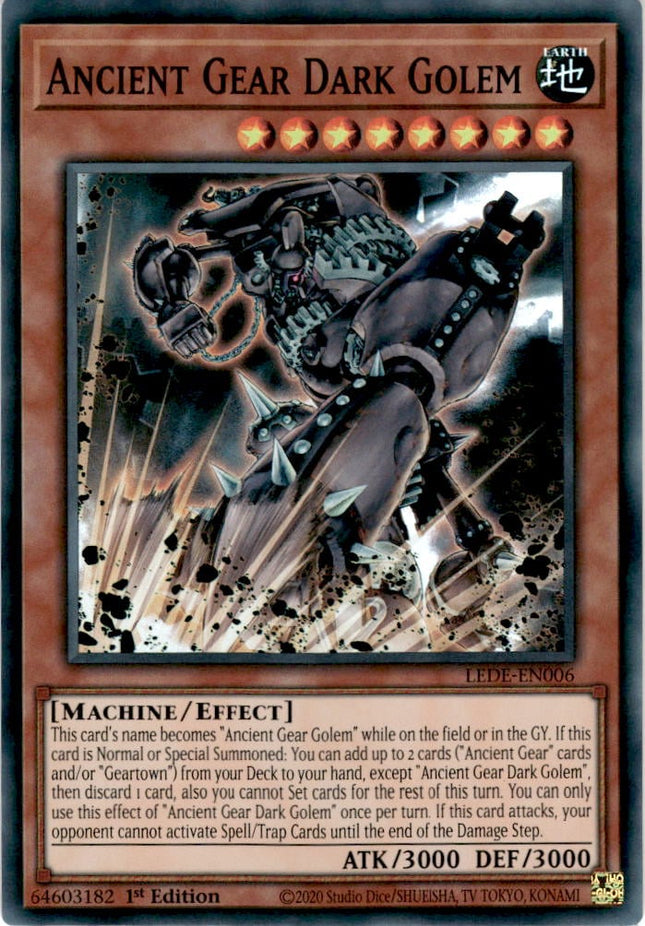 LEDE-006sr · Ancient Gear Dark Golem SR (ITA)