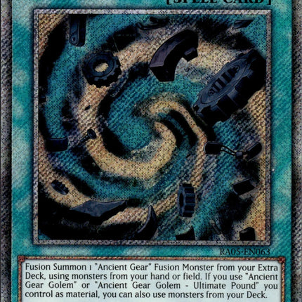 RA05-063psec · Fusione-Ingranaggio Antico / Ancient Gear Fusion PLSR (ITA)