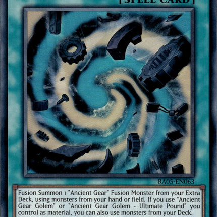 RA05-063ur · Fusione-Ingranaggio Antico / Ancient Gear Fusion UR (ITA)