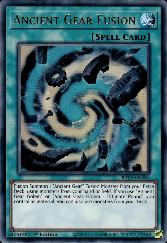RA05-063ur · Fusione-Ingranaggio Antico / Ancient Gear Fusion UR (ITA)